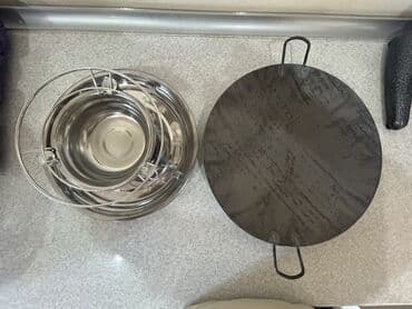 sac yemək: Məhsul: Sac sobası dəsti – masada və açıq havada isti yemək üçün — 6