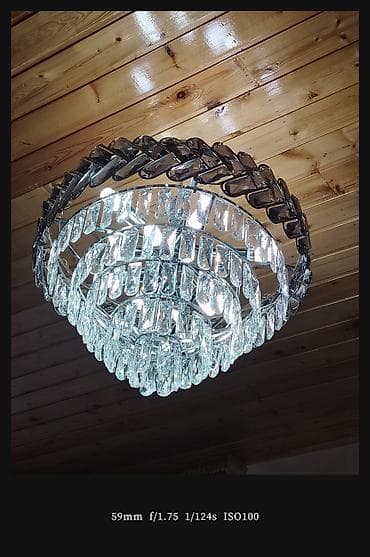 lyüstr: Çılçıraq, 10 və daha çox lampa, Metal — 2