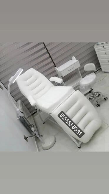 gozellik salonu ucun divanlar: Yeni, Kosmetoloji kuşetka, Qatlanmayan, rəng - Ağ — 1