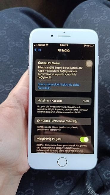 i̇phone telefon: IPhone 7 Plus, Rose Gold, Barmaq izi — 8