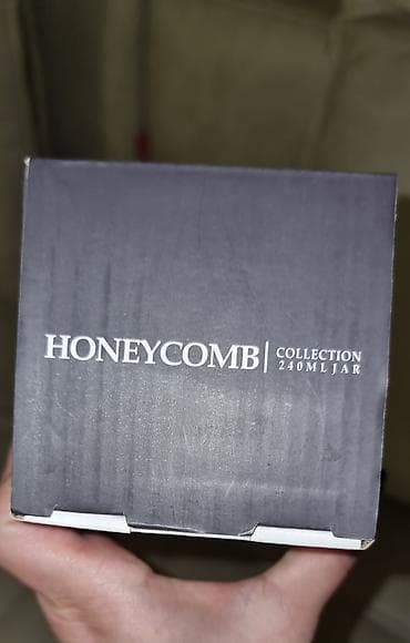 uşaq kalyaskalari: Təzədir Honeycomb Collection – 240 ml şüşə bal qabı və qaşıq dəsti — 3