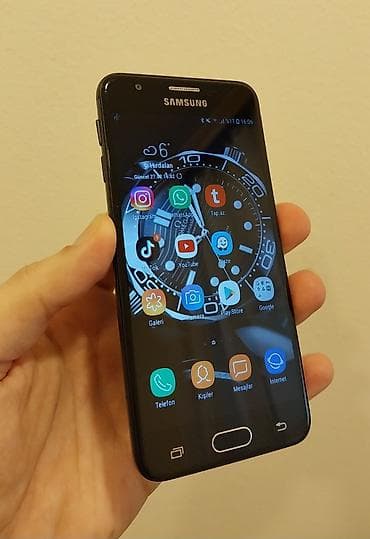 iphon 10: Samsung Galaxy J5 Prime, 16 GB, rəng - Qara, Barmaq izi — 1