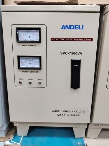 stabilizator qiymeti: Новый, Домашний, Трехфазный, Стабилизатор, 220/380 В, Доставка в районы, Бесплатная доставка, Есть кредит — 3