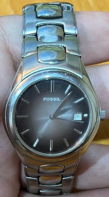 saat gumuş: Yeni, Qol saatı, Fossil, rəng - Gümüşü — 4
