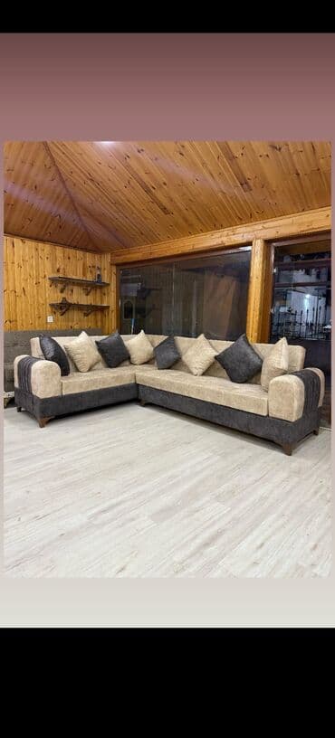 купить раскладной диван: Угловой диван, Новый, Раскладной, С подъемным механизмом, Велюровая ткань, Бесплатная доставка — 5