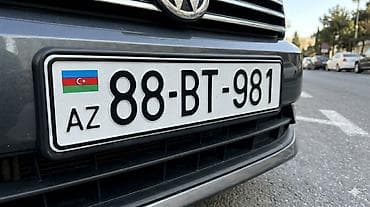 nama 48 2: Avtomobil dövlət nömrə nişanı – AZ 88-BT-981 - Format: Azərbaycan — 1