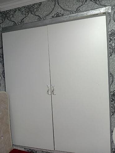 vitrin polka type 1: Ağ rəngli divardan-asma şkaf - Material: laminat/LDSP tipli ağ panel — 2