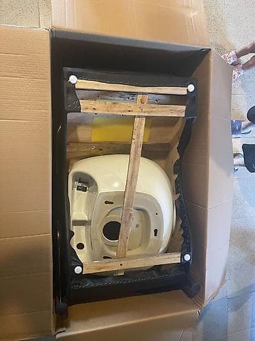 trimo mebel: Salon üçün saç yuma kreslosu (şampunlava). Qutuda komplekt — 4