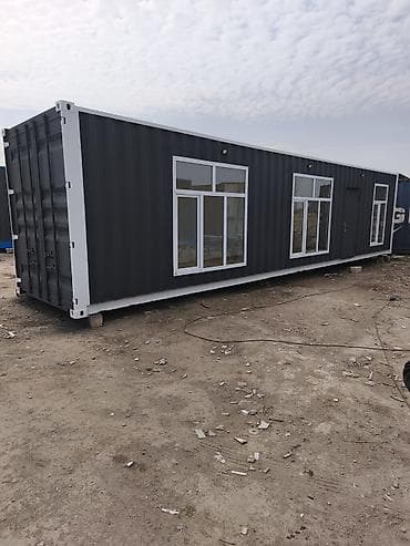 40 fut konteynerdən hazırlanmış modul ev/ofis - Ölçü: 12 m uzunluq