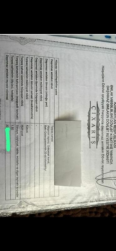 abseronda kiraye evler: 150 sot, Biznes üçün, Mülkiyyətçi, Kupça (Çıxarış) — 4