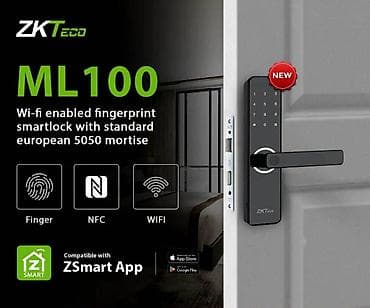 qapı açarı: "ZKTeco" - Çin brendi və Çin istehsalı.! Ağıllı Kilid "ML100" ZKTeco — 7