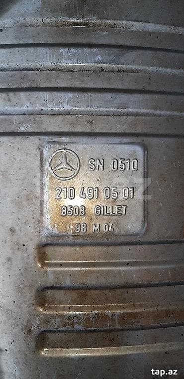 Katalizatorlar, səsboğucular: Mercedes-Benz orijinal arxa səsboğucu (mühərrik qazlarının — 3