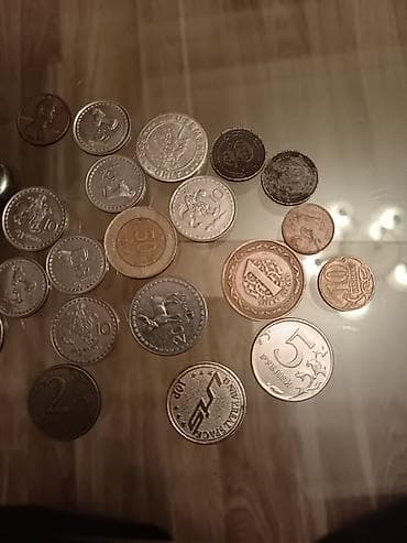 qəpik albomu: Əlimdə müxtəlif ölkələrin dövriyyə pullarından və maraqlı oyun — 3