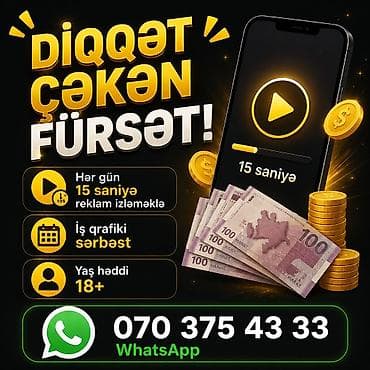 katibe is elanlari: REKLAM İZLƏYİCİLƏRİ TƏLƏB OLUNUR! Reklam şirkətimiz reklam — 1