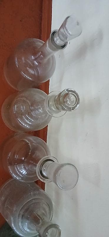 plastik su ceni: Rəng - Yaşıl, Şüşə — 5