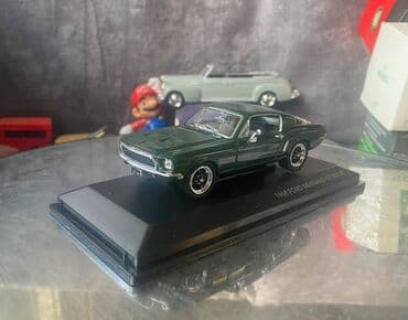 metbex tavan modelleri: Коллекционная модель Ford Mustang GT Bullit darkgreen 1968 Steve — 11