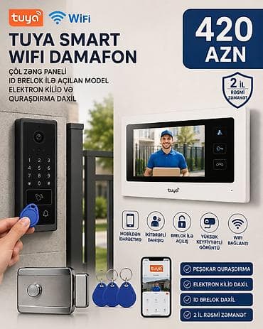 Digər TV və video məhsullar: SuperSecGroup Olaraq Sizlərə Professional Tuya Smart Wifi Damafon Çöl — 1