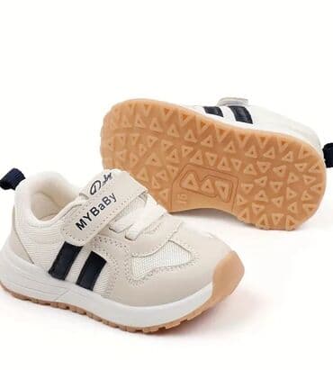 детские кроссовки для танцев: Məhsul: Uşaq idman ayaqqabısı “MY BaBy” 22sm ölçüsü. - Rəng: süd-ağ — 2