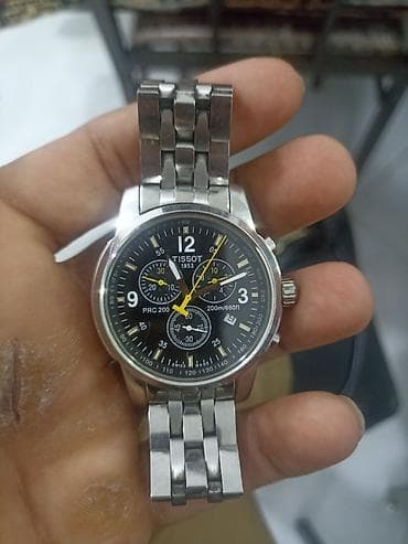 t500 saat: İşlənmiş, Qol saatı, Tissot, rəng - Qara — 1