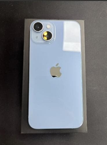 origimo планшет характеристики: IPhone 14, Голубой, Беспроводная зарядка — 1