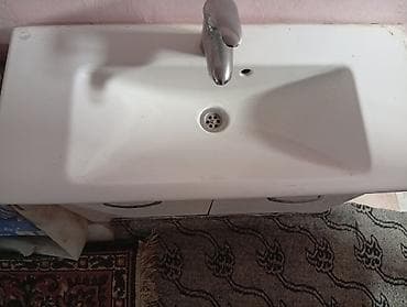 skaf paltar: Hamam üçün dolablı əl-üz yumaq üçün “tumbalı” rakovina dəsti — 1