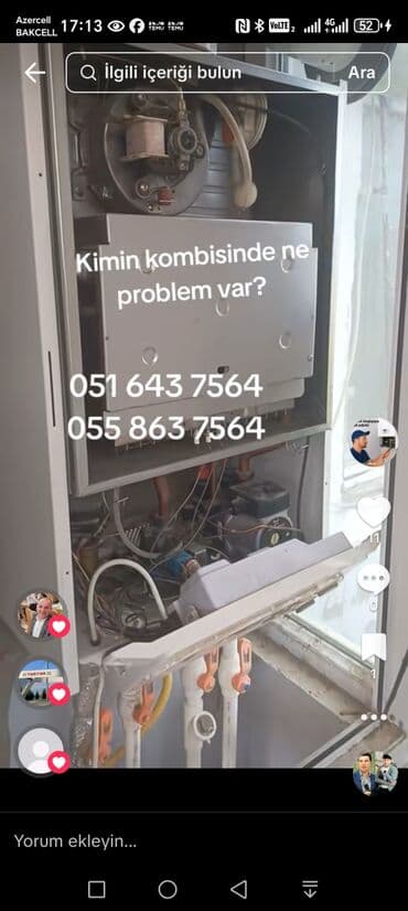 kombi qutusu: Bütün növ kombilərin pitiminutkaların təmiri. Görülən işlərə zəmanət — 2