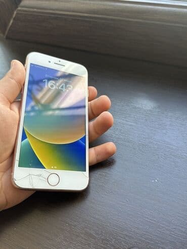 qizil tərəzi: IPhone 8, 64 ГБ, Золотой, Битый, Отпечаток пальца — 1