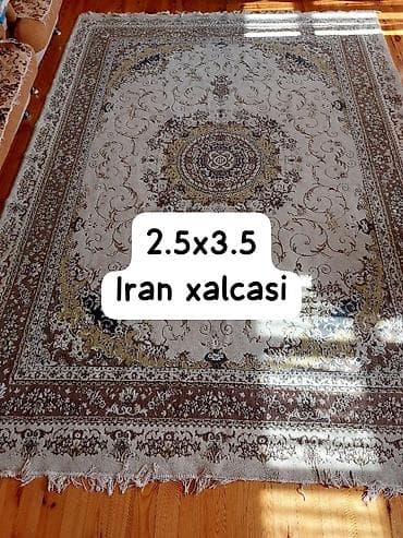 İran xalçası – 2.5 x 3.5 m - Klassik mərkəzi medalyon kompozisiyası -