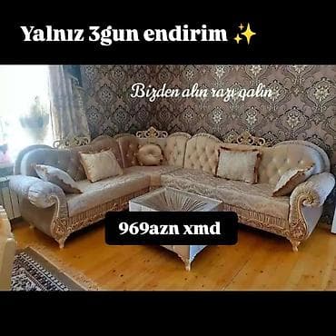 Yeni, Künc divan, Qonaq otağı üçün, Açılmayan