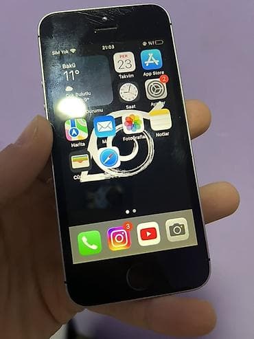 iphone 5s black: IPhone SE, Gümüşü, Barmaq izi — 9