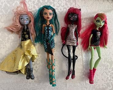 Monster High kolleksiyası – kuklalar və aksesuarlar seti - 4 orijinal — 1