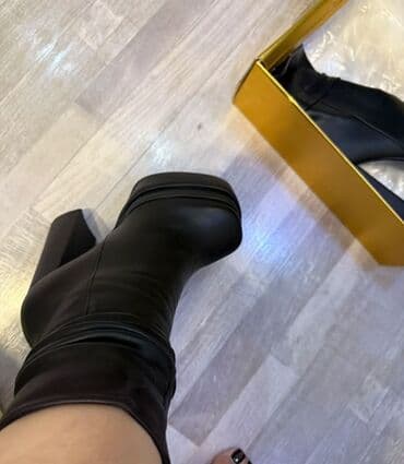 домашние тапочки новый: Ölçü: 38.5, rəng - Qara, Yeni — 2