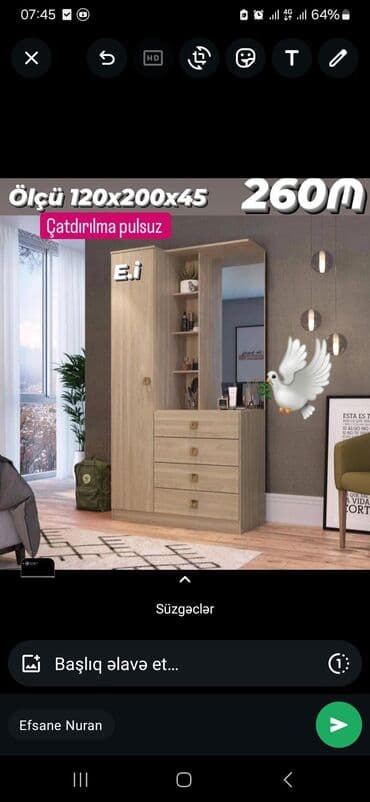 dehliz ucun oboylar: Dehliz dolabı — 1