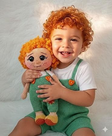 Игрушки: Salam.Uşagın şəklin atırsınız biz bənzədib toxuyuruq😊 — 8