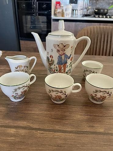 dam: Çay dəsti, rəng - Ağ, Farfor, 4 nəfərlik — 1