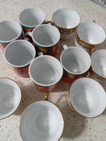 Mətbəx aksesuarları: Çay dəsti, Farfor — 3