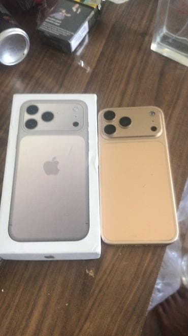 iphone da max: IPhone 17 Pro Max, 1 TB, Qızılı, Face ID — 1
