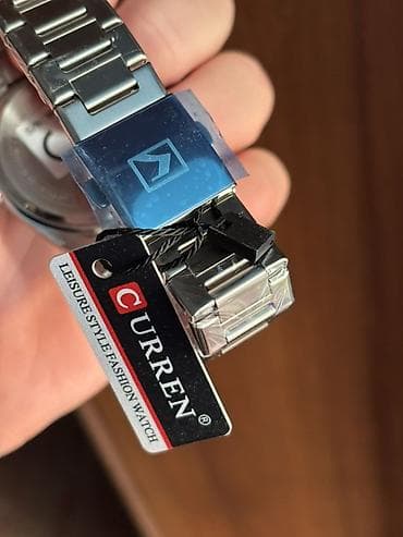 smart saat satilir: Yeni, Qol saatı, Curren, rəng - Gümüşü — 3