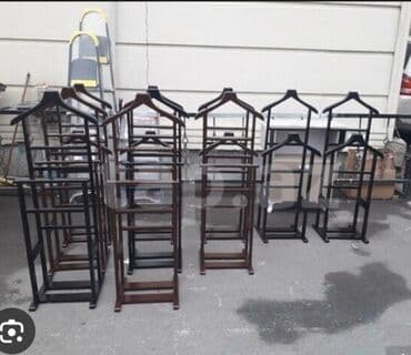 вешалка стойка для одежды напольная в икеа: Bu, paltarların səliqəli saxlanması üçün nəzərdə tutulmuş taxta — 3