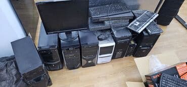 masa üstü komputerler: Bunlarin hamsi satilir manitorlar da var swich prosessor printer ups — 11