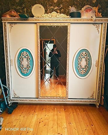 yatag desleri: Klassik üslubda yataq otağı dəsti - Yataq: yumşaq kapitone başlıq — 7