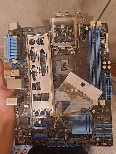 Комплектующие для ПК и ноутбуков: Məhsul: Ana plata + videokart komplekti Ana plata: - ASUS LGA1155 — 3