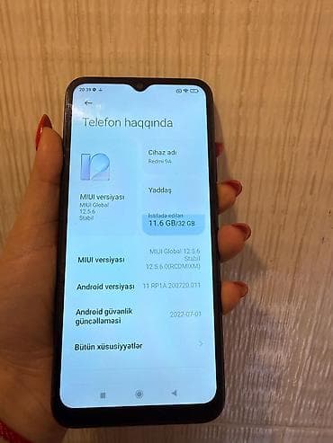 redmi not 10 es: Redmi 9A, 32 GB, rəng - Qara, Sensor — 1