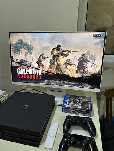 Sony PlayStation 4 Pro Bundle LG 27 inch Komplekt sekilde monitorl lalafo.az -da Sony PlayStation 4 Pro Bundle LG 27 inch Komplekt sekilde monitorl