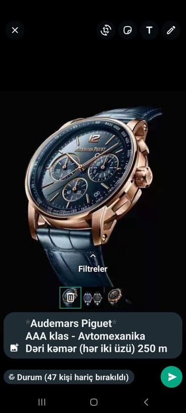 audemars piguet: Yeni, Qol saatı, Audermars Piguet, rəng - Qara — 1