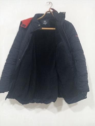 qara duz donlar: Uşaq üçün qışlıq şişmə kurtka - Rəng: qara - Uzun model, dizə qədər - — 3