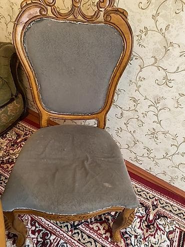 makiyaj stolu: Qonaq otağı üçün, rəng - Boz Stul — 1