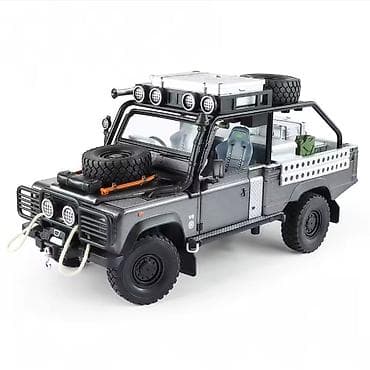 2107 modeli: Off-road model avtomobil – Defendər üslubunda detalı kolleksiya maketi — 2