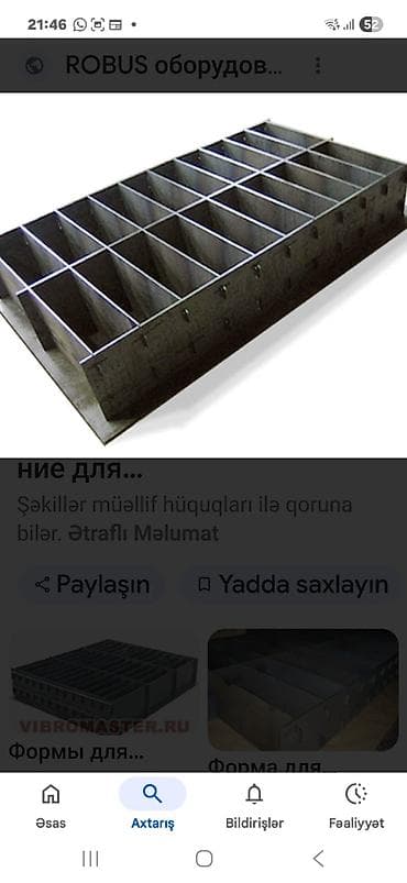 Konteynerlər: Bu avadanlıq qazobeton həm də penobeton(kopüklü) buraxa — 7