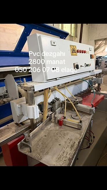 membran pvc: PVC dəzgahı – kənar emalı və yapışdırma işləri üçün qazıması var - — 2